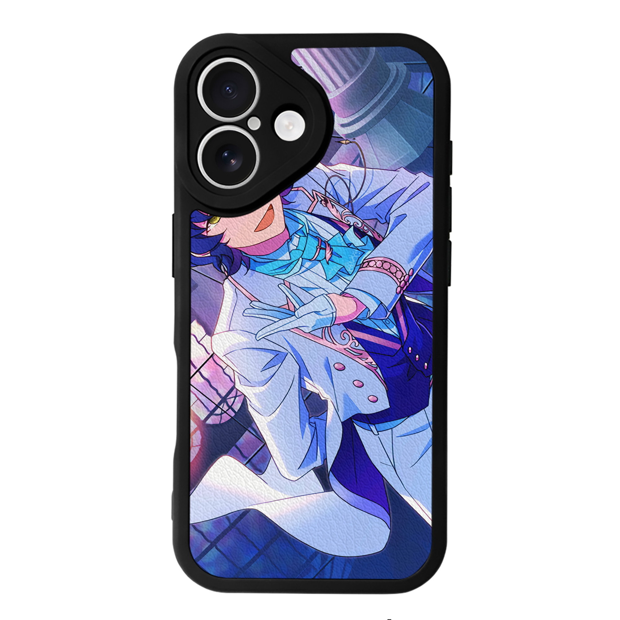 （画像用） あんさんぶるスターズ! Ensemble Stars 【iPhone 16シリーズ対応】シリコンスマホケース（レザー調） 材質：シリコン